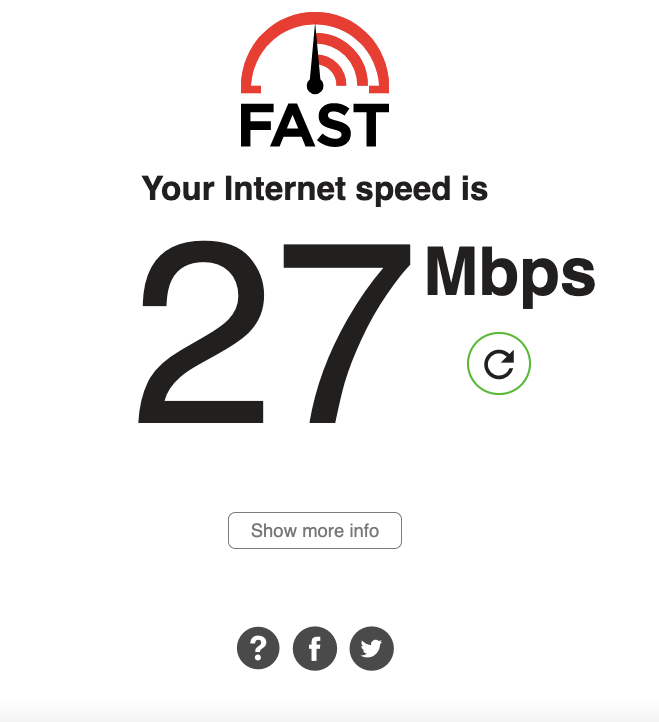 internet speed check
